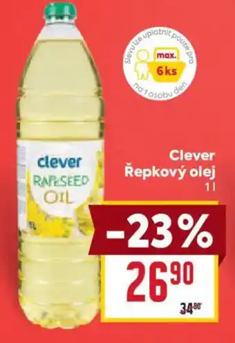 Billa Clever Řepkový olej nabídka
