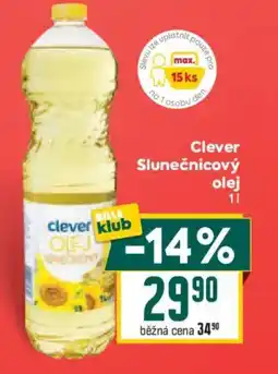 Billa Clever Slunečnicový olej nabídka