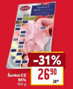 Billa Šunka Cz 95% nabídka