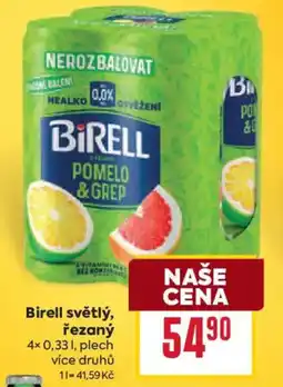 Billa Birell světlý, řezaný nabídka