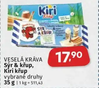 Coop VESELÁ KRÁVA Sýr & křup, Kiri křup nabídka