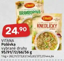 Coop VITANA Polévka nabídka