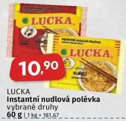 Coop LUCKA Instantní nudlová polévka nabídka