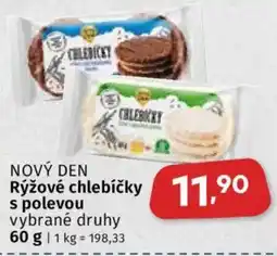Coop NOVÝ DEN Rýžové chlebíčky s polevou nabídka