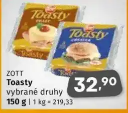 Coop ZOTT Toasty nabídka
