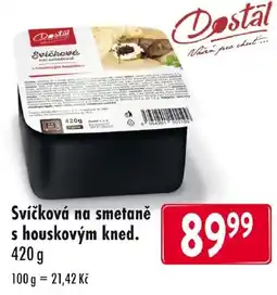 Qanto Svíčková na smetaně s houskovým kned. nabídka