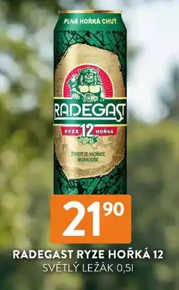 Qanto Radegast ryze hořká 12 světlý ležák nabídka