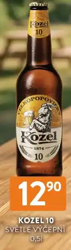 Qanto Kozel 10 světlé výčepní nabídka