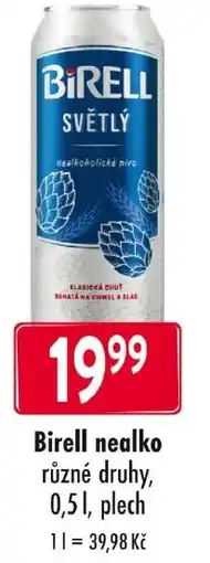 Qanto Birell nealko nabídka