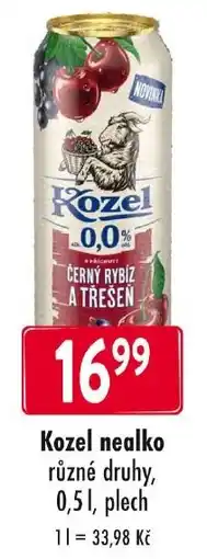 Qanto Kozel nealko nabídka