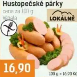 Konzum Hustopečské párky nabídka