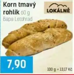 Konzum Korn tmavý rohlík nabídka