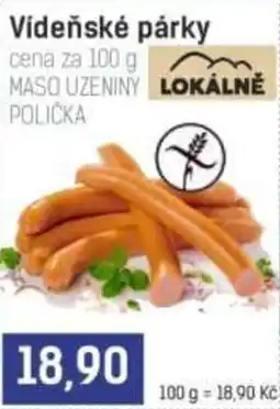 Konzum Vídeňské párky nabídka