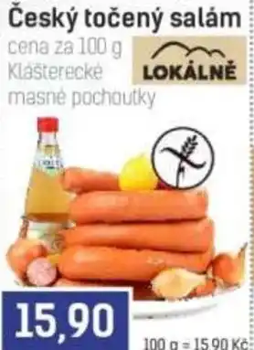 Konzum Český točený salám nabídka