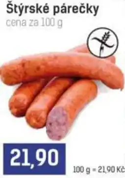 Konzum Štýrské párečky nabídka