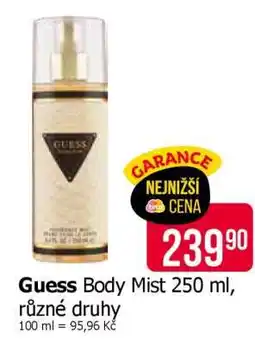 Teta Guess Body Mist 250 ml nabídka