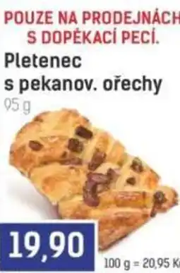 Konzum Pletenec s pekanov. ořechy nabídka