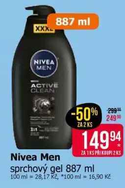 Teta Nivea Men nabídka