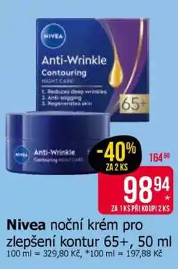 Teta Nivea noční krém pro zlepšení kontur 65+, 50 ml nabídka