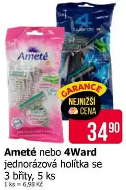 Teta Ameté nebo 4Ward jednorázová holítka nabídka