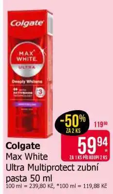 Teta Colgate Max White Ultra MultiProtect zubní pasta 50 ml nabídka
