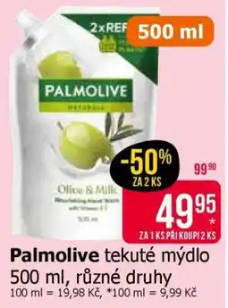 Teta Palmolive tekuté mýdlo nabídka