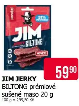 Teta JIM JERKY BILTONG prémiové sušené maso 20 g nabídka