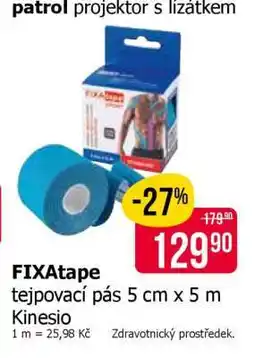 Teta FIXAtape tejpovací pás 5 cm x 5 m Kinesio nabídka