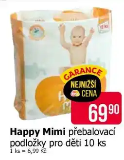 Teta Happy Mimi přebalovací podložky pro děti 10 ks nabídka