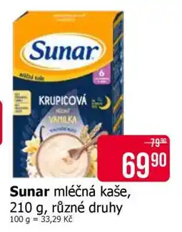 Teta Sunar mléčná kaše nabídka