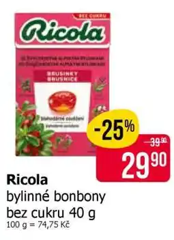 Teta Ricola nabídka