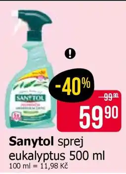 Teta Sanytol sprej eukalyptus 500 ml nabídka