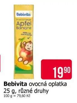 Teta Bebivita ovocná oplatka nabídka