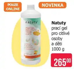 Teta Natuty prací gel pro citlivé osoby a děti 1000 g nabídka