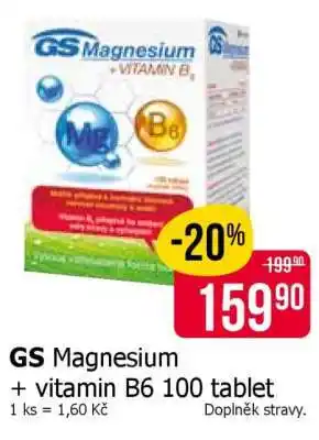 Teta GS Magnesium + vitamin B6 100 tablet nabídka