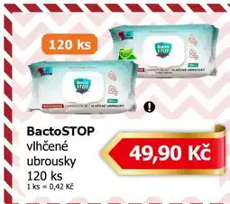 Teta BactoSTOP vlhčené ubrousky 120 ks nabídka
