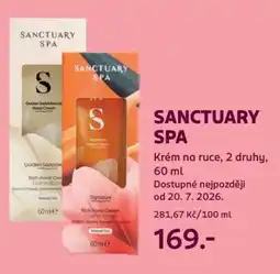 Rossmann Sanctuary Spa nabídka