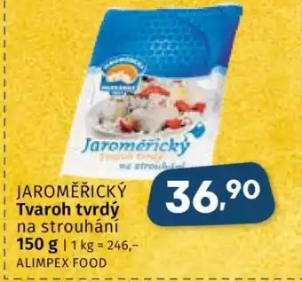 Coop JAROMĚŘICKÝ Tvaroh tvrdý na strouhání nabídka