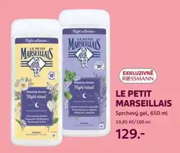 Rossmann Le Petit Marseillais nabídka