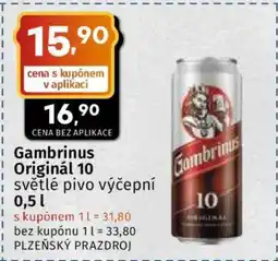 Coop Gambrinus Originál 10 nabídka