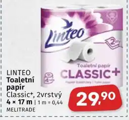 Coop Linteo toaletní papír nabídka