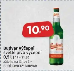Coop Budvar výčepní nabídka