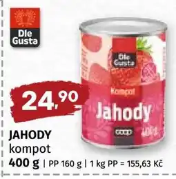 Coop DLE GUSTA JAHODY nabídka