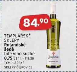 Coop Templářské sklepy Rulandské šedé nabídka