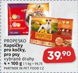 Coop PROPESKO Kapsičky pro kočky/ pro psy nabídka