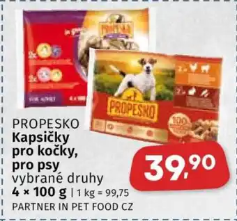 Coop PROPESKO Kapsičky pro kočky/ pro psy nabídka