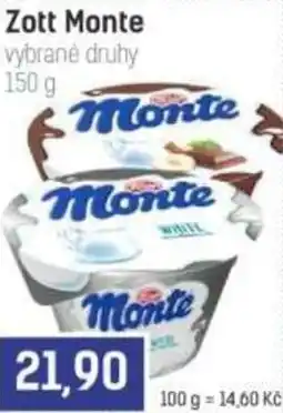 Konzum Zott Monte nabídka