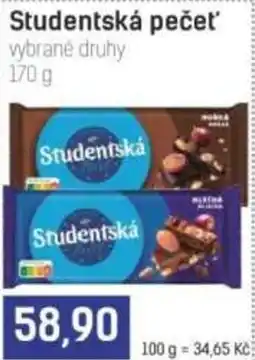 Konzum Studentská pečeť nabídka