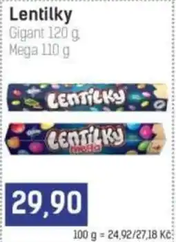 Konzum Lentilky nabídka