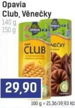Konzum Opavia Club, Věnečky nabídka